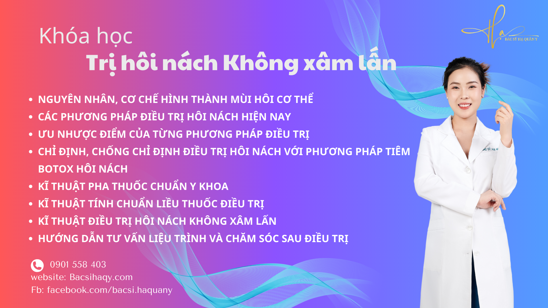 Trị hôi nách không xâm lấn